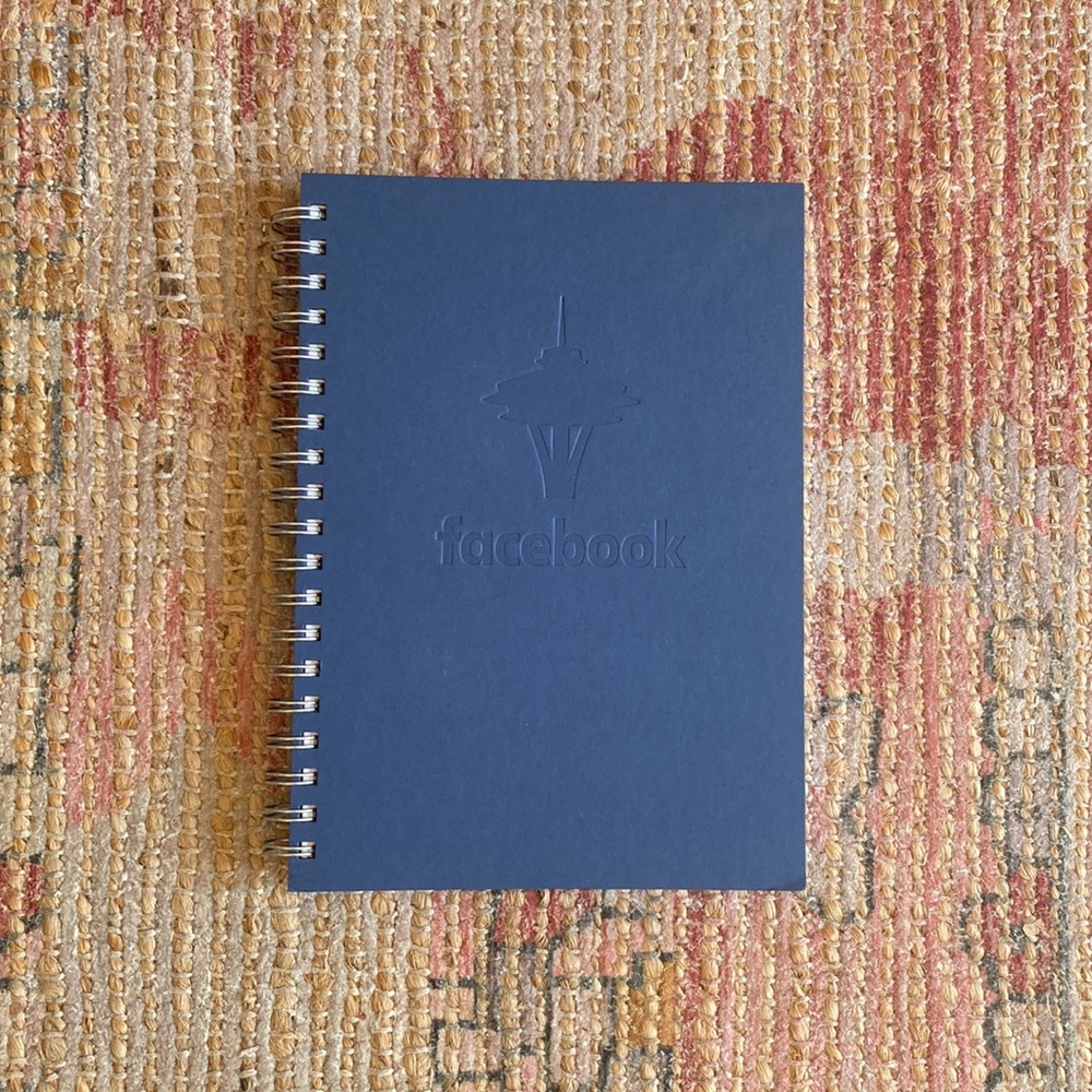 NWOT Facebook Spiral Bound Notebook